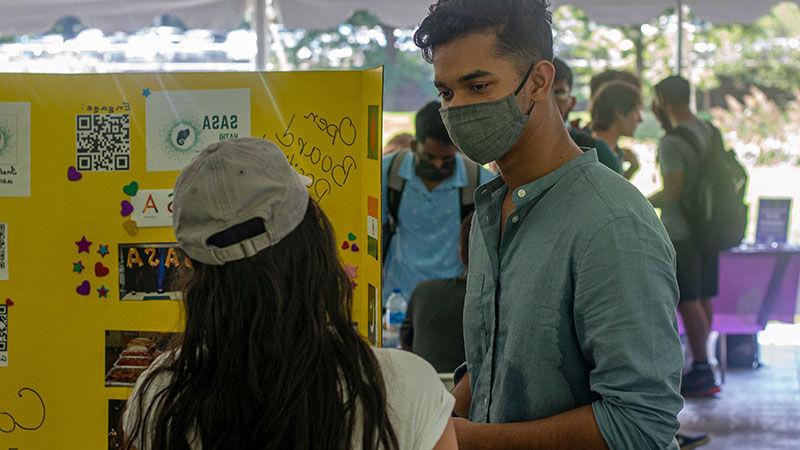 students at the Involvement Fair